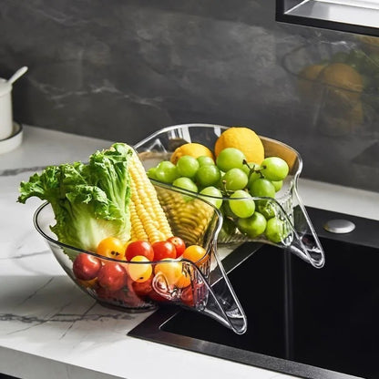 Acrylic Drain Bowl (Random Colours)