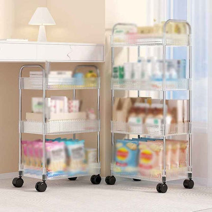 Clear acrylic smart trolley