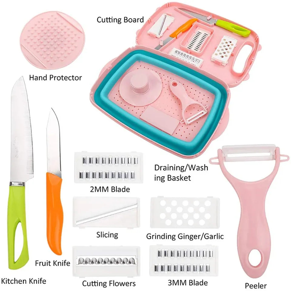 9 In 1 Multifunctional Cutting Board