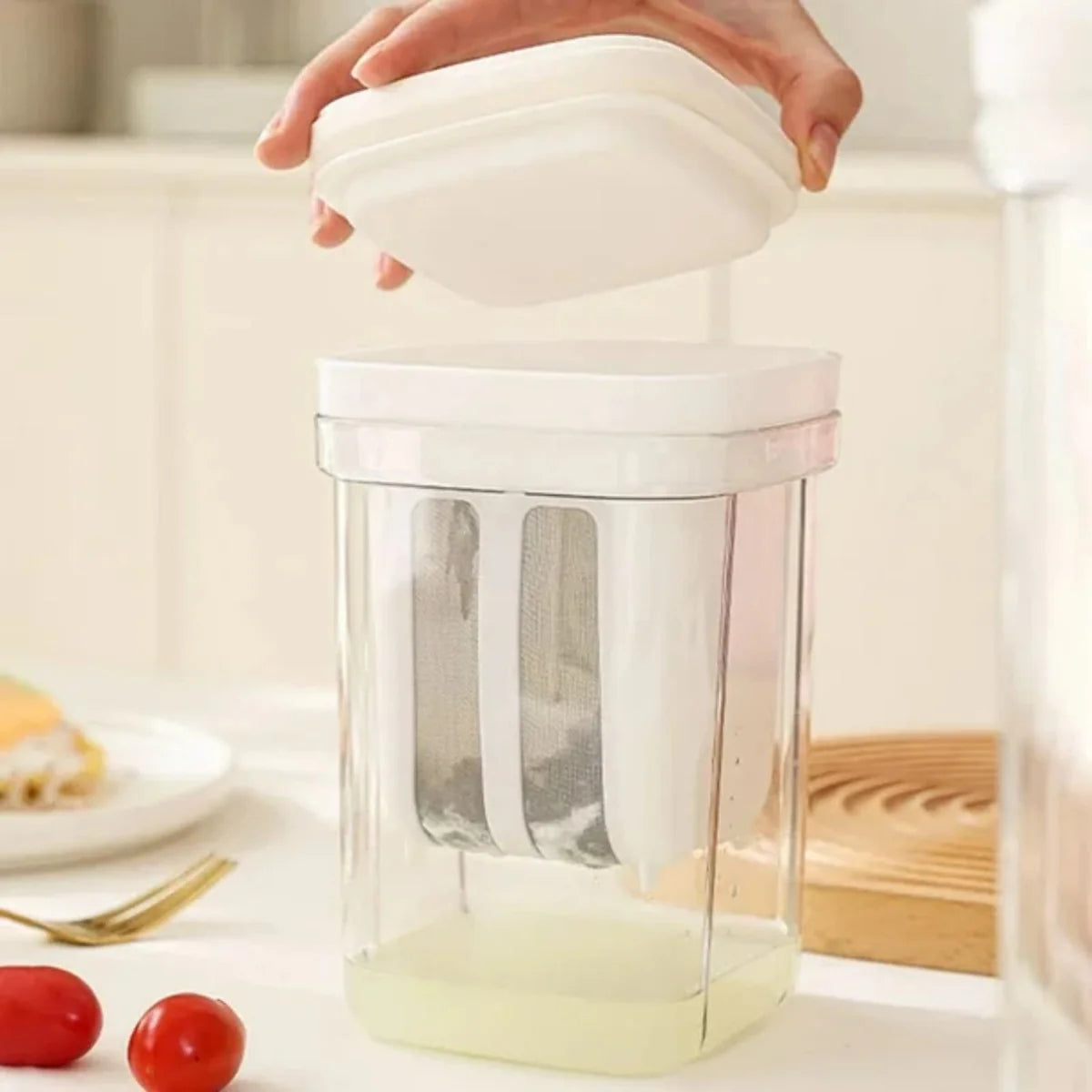Ultra-Fine Mesh Multifunctional Yogurt Filter & Whey Separator - Greek Yogurt Maker