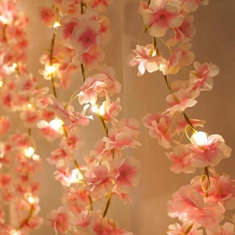 Led cherry flower string light