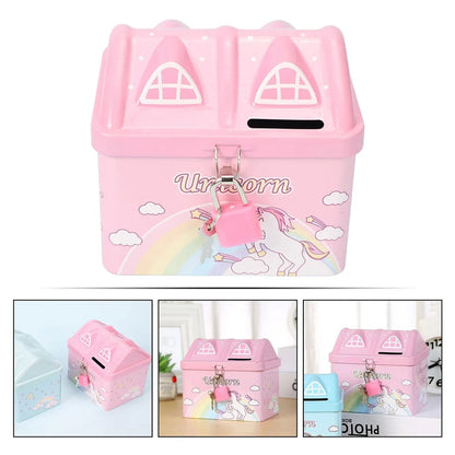 Cute House Shape Money Box