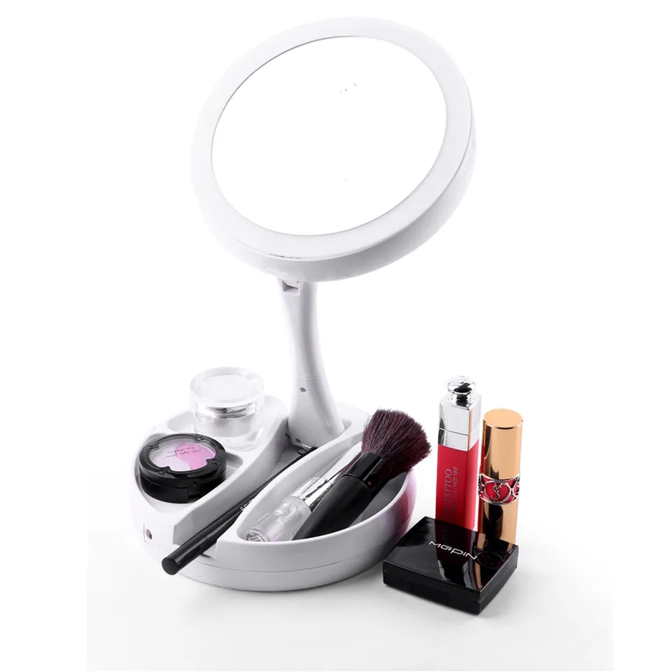 Foldable LED Mirror
