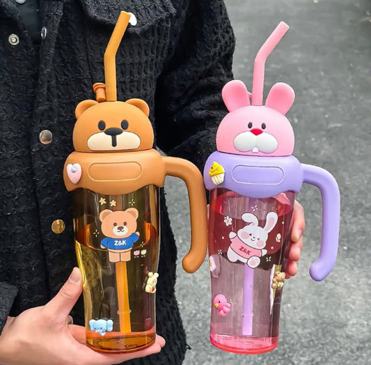 750ml Tumbler Mug with Straw for Kids