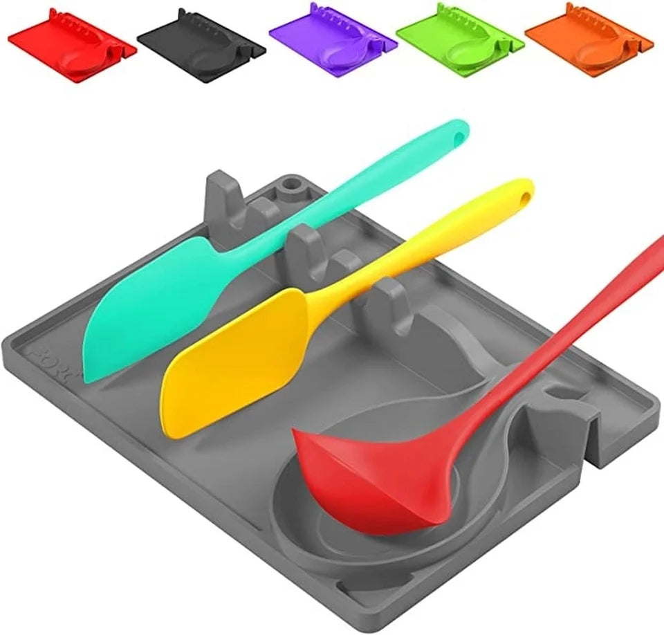 2In1 Multifunctional Silicone Spoon Holder