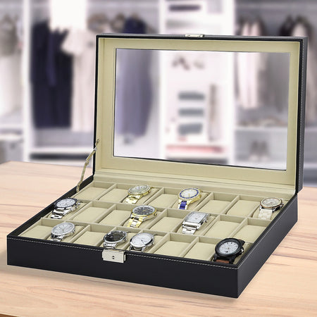 Watch and Jewellery organzier in best quality leather material.