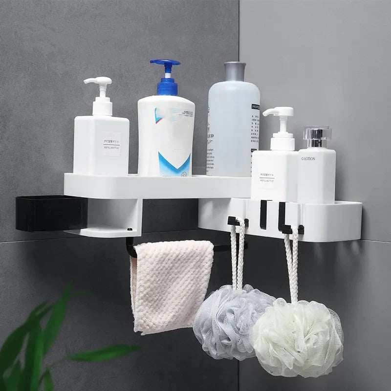 Wall mounted multi purpose self for bathroom and kitchen