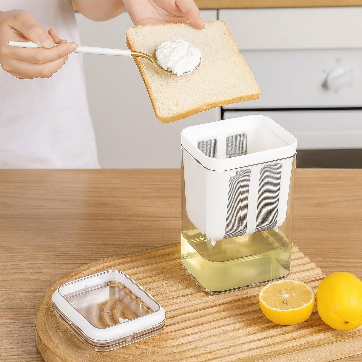 Ultra-Fine Mesh Multifunctional Yogurt Filter & Whey Separator - Greek Yogurt Maker