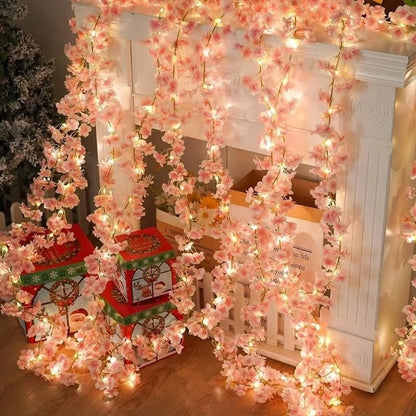 Led cherry flower string light