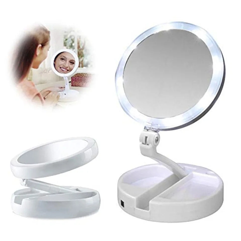 Foldable LED Mirror