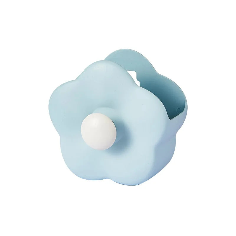 flower shaped wall mounted pen holder