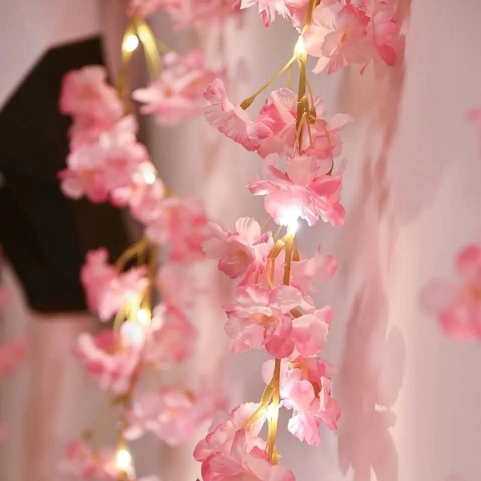 Led cherry flower string light