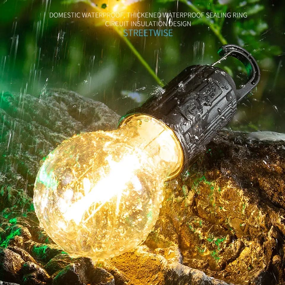 Led rechargeable bulb lamp for camping and for other multi purpose use