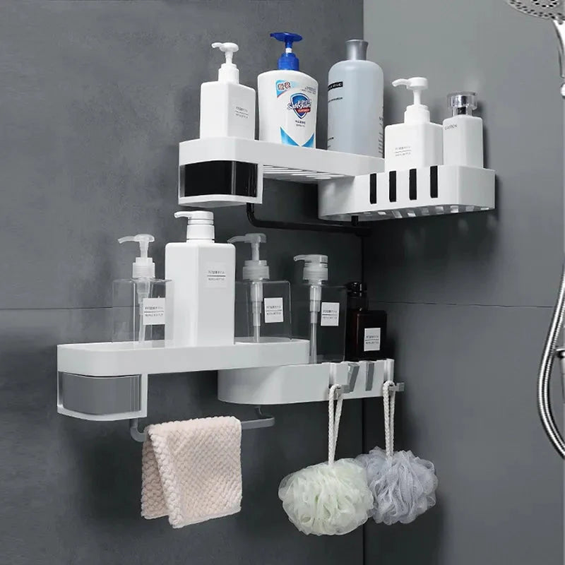 Wall mounted multi purpose self for bathroom and kitchen