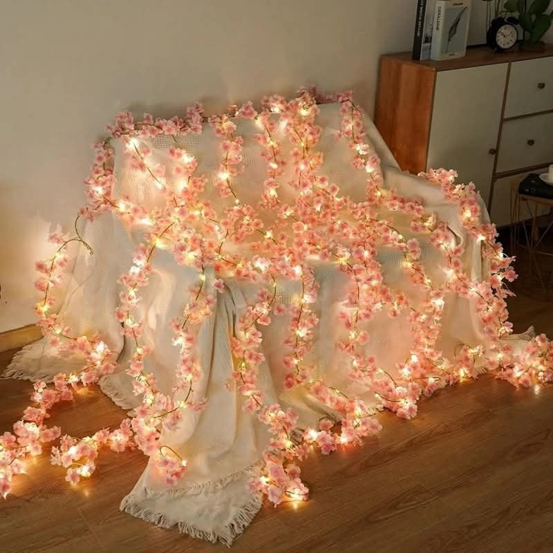 Led cherry flower string light