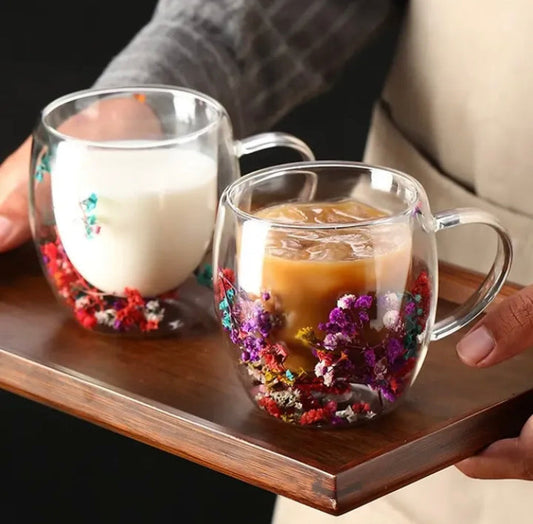 Double Wall Insulated Tea Coffee Glass
