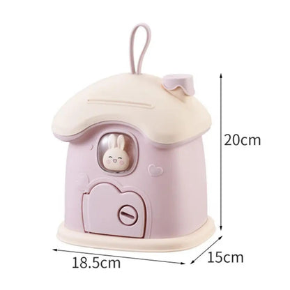 Mushroom Design House Shape Money Box