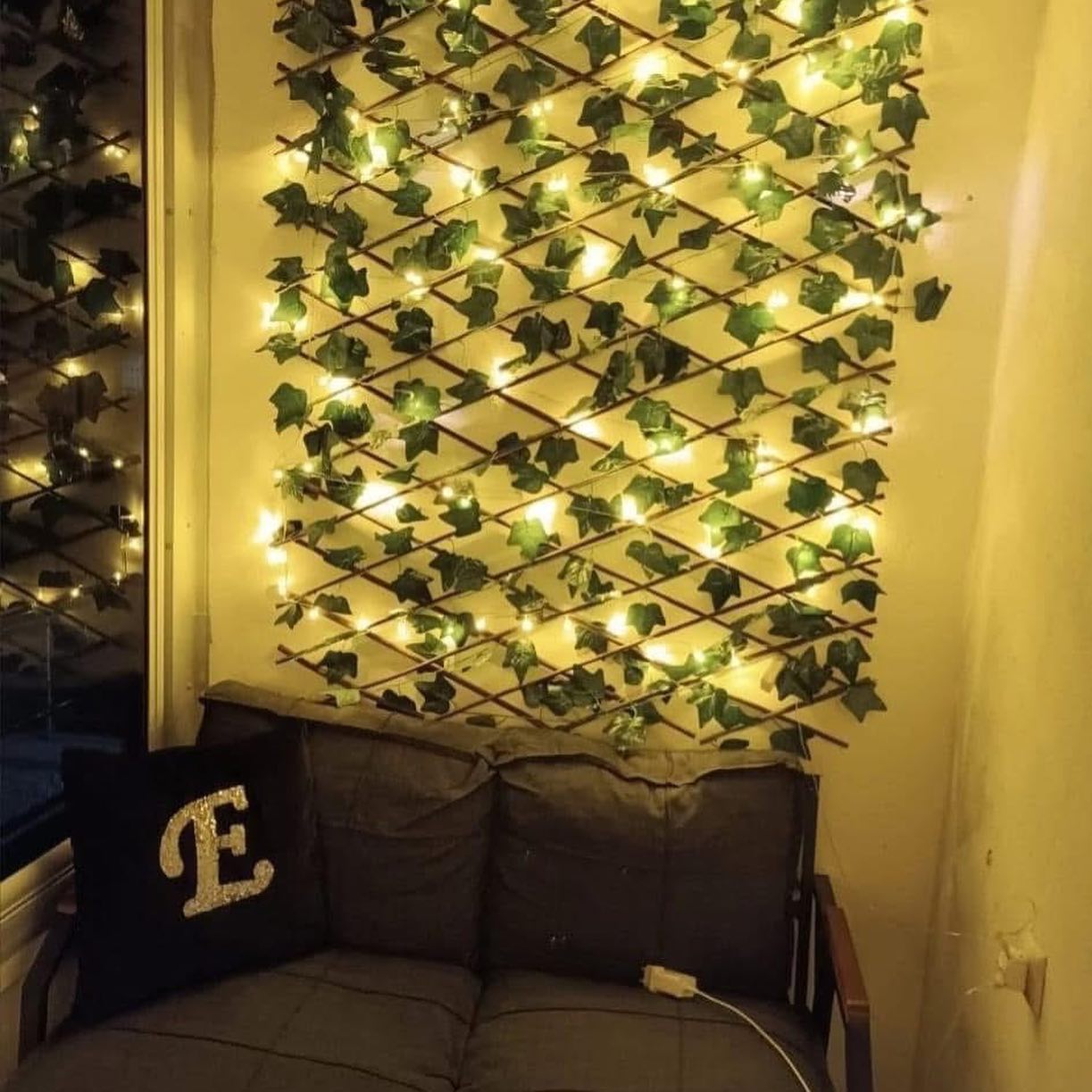 Leaf wooden fence terrace fence leaf fence