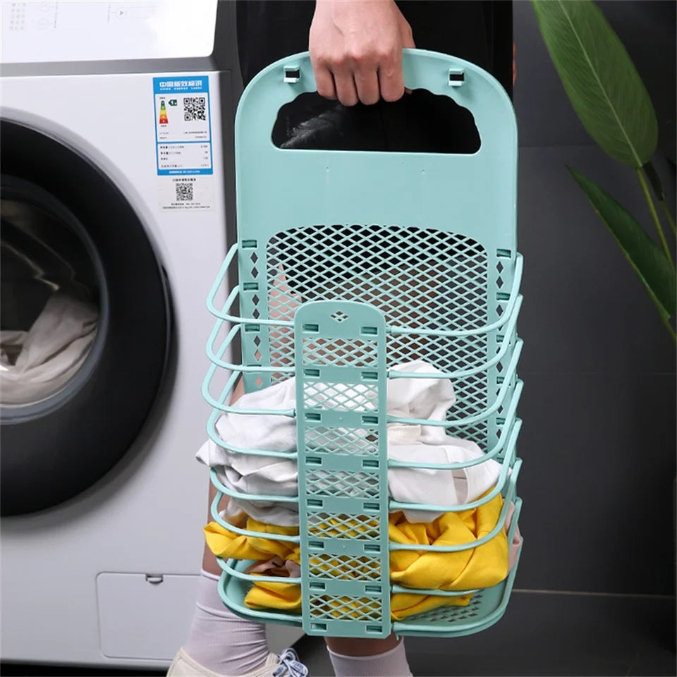 Foldable laundry basket