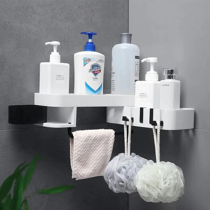 Wall mounted multi purpose self for bathroom and kitchen