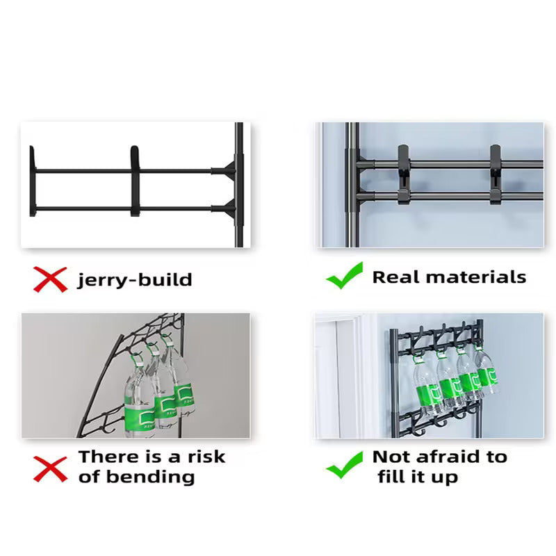 Dustproof Shoe Rack with Hanging Organizer – Space-Saving Multi-Layer Shoe Storage Cabinet