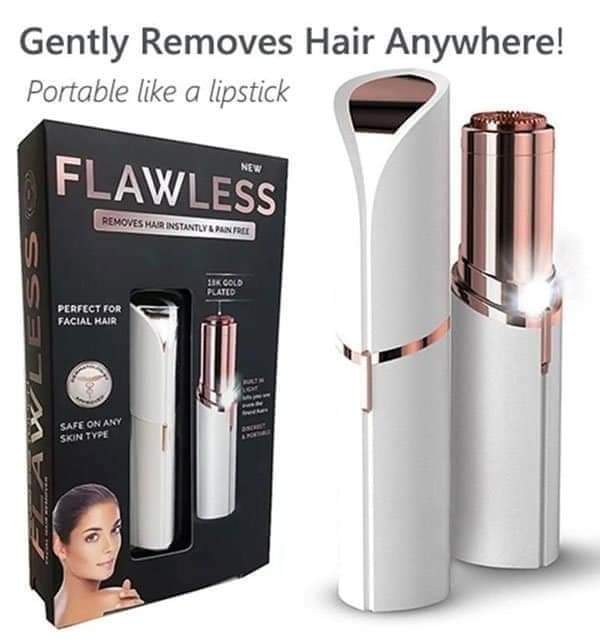 Rechargeable flawless hair removal