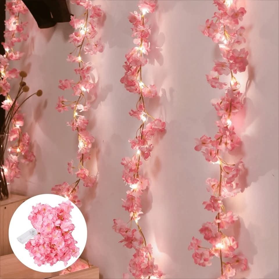 Led cherry flower string light