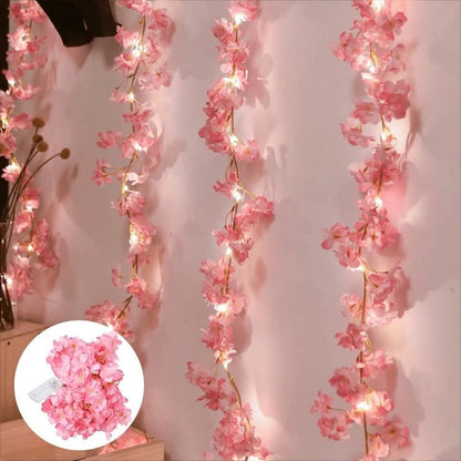 Led cherry flower string light