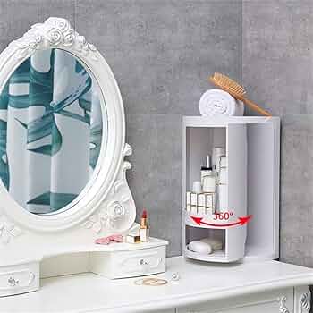 Corner Storage Cabinet (360⁰ Rotatable)