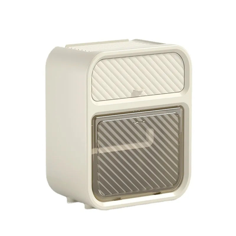 Wall Mounted Tissue Storage Box Shelf