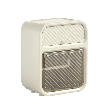 Wall Mounted Tissue Storage Box Shelf