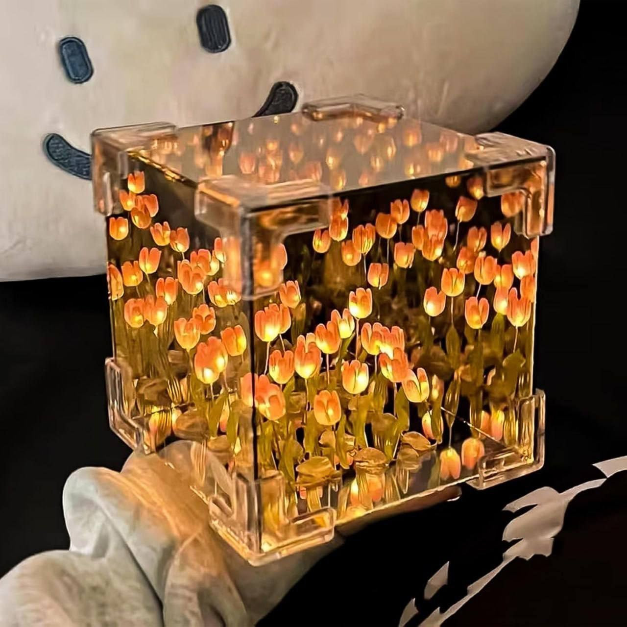 BEautiful led 3D Tulip led lamp