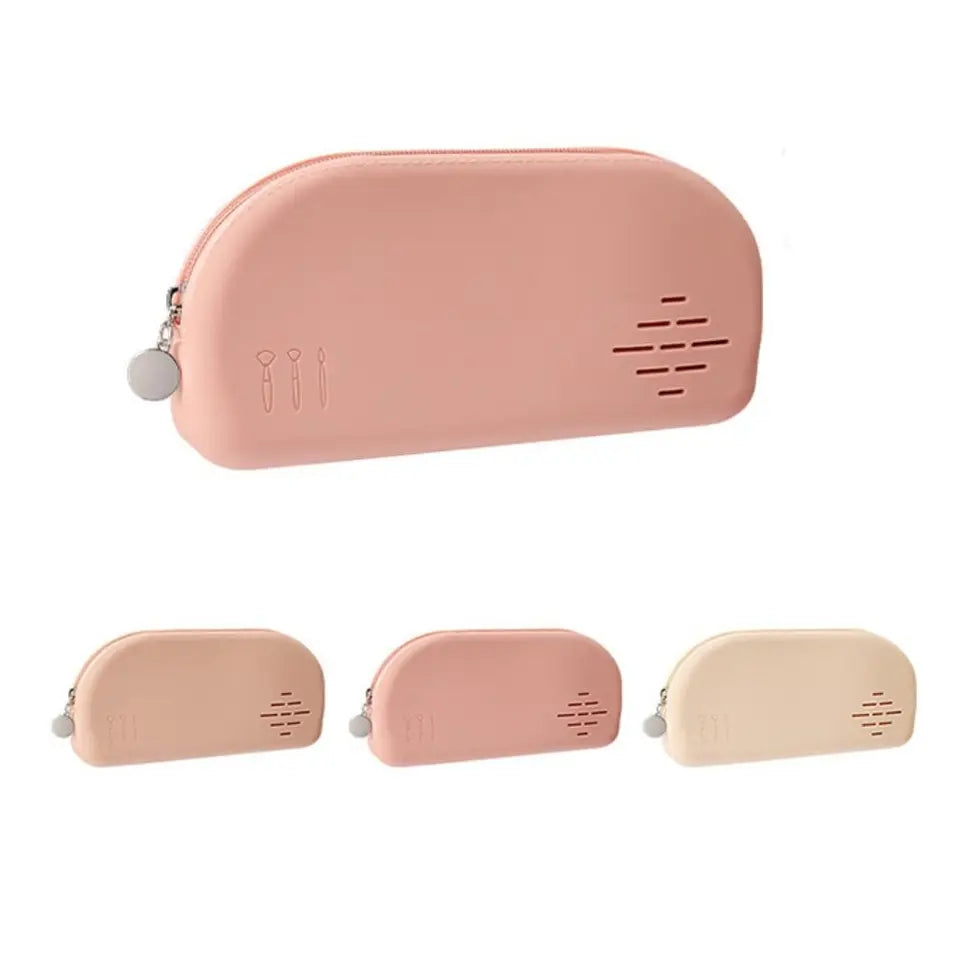 silicone cosmetics makeup pouch