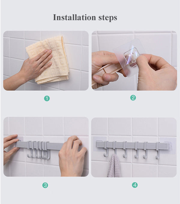 Wall Mounted cloth hanging hooks