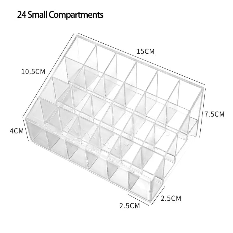 Lipstick Holder, 24 Grid Organizer