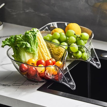Acrylic Drain Bowl (Random Colours)