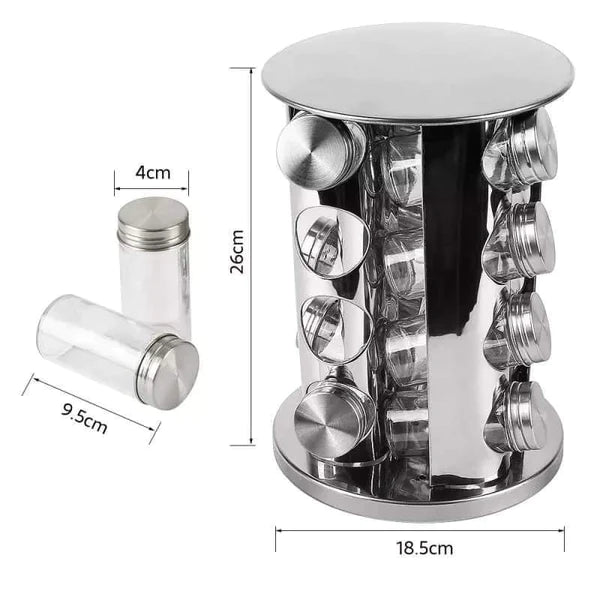 Kitchen spices organizer - Rotating spices rack