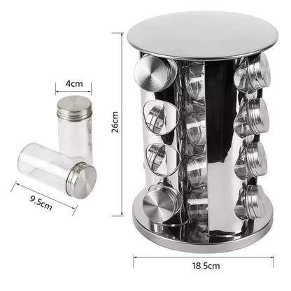 Kitchen spices organizer - Rotating spices rack
