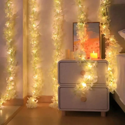 Led cherry flower string light