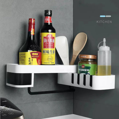 Wall mounted multi purpose self for bathroom and kitchen