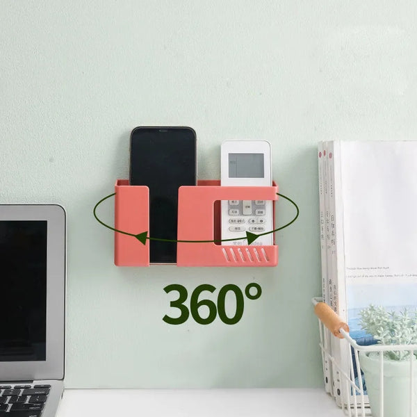 Plastic material wall mounted storage rack