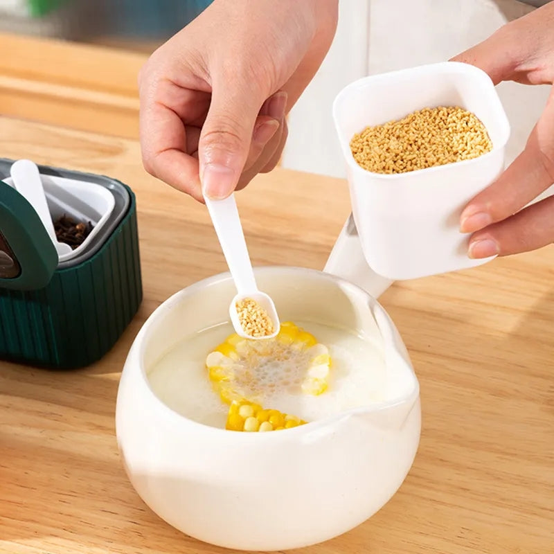 4 Grid Spice Seasoning Box