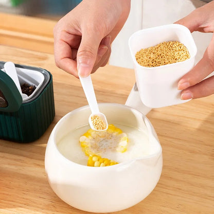 4 Grid Spice Seasoning Box