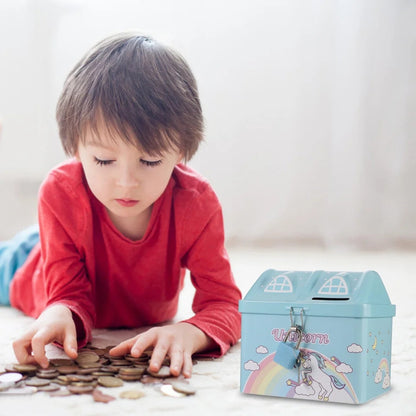 Cute House Shape Money Box