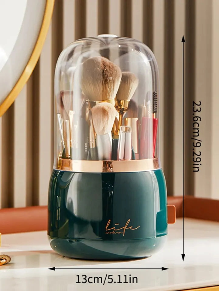 Luxury Rotating Makeup Brush Organizer