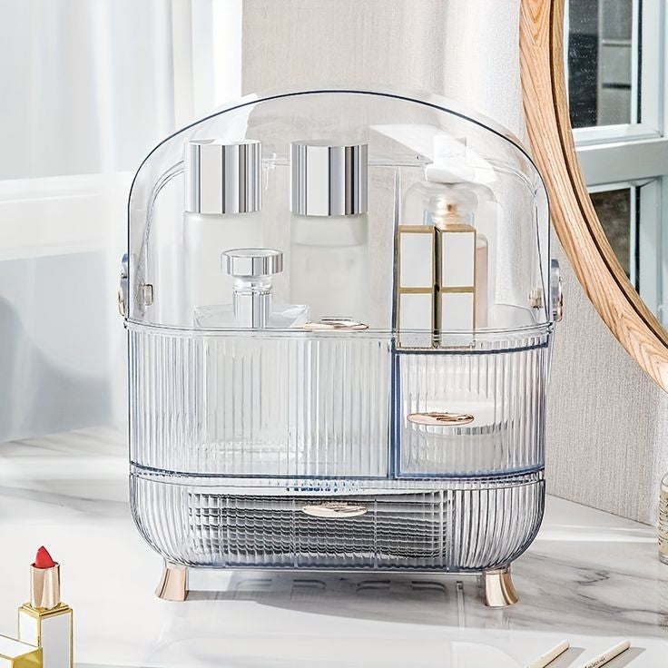Luxury Acrylic Large Capacity Dressing Table Organizer (Box Packing)