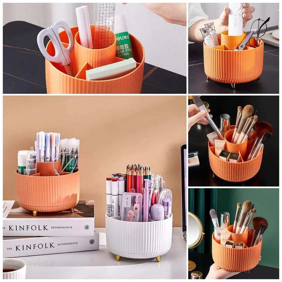 Rotating Desktop Cosmetics Organizer