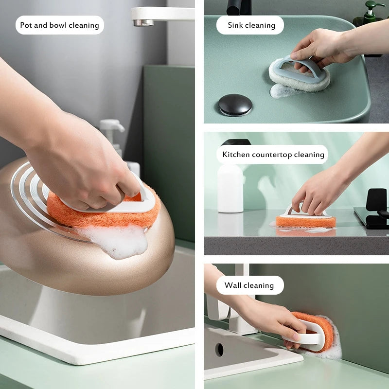 Multipurpose Handle Sponge Brush