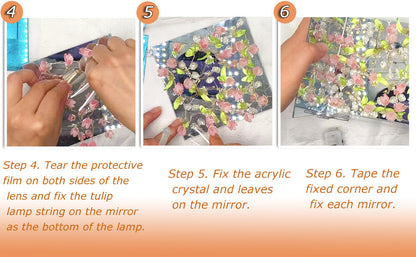 BEautiful led 3D Tulip led lamp