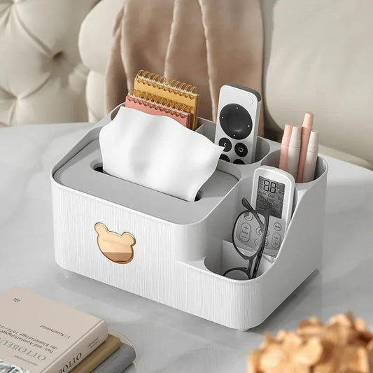 Bear Design Desktop Tissue Storage Box